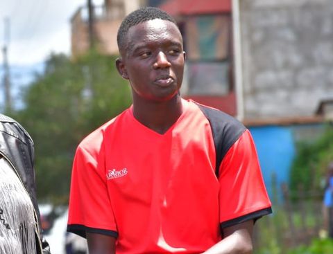 Kenya's Under 20 Rising Stars player Aldrine Kibet